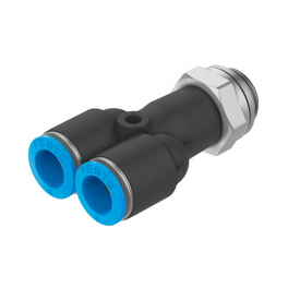 QSY-G3/8-10 Y-образное соединение с цанговым зажимом и резьбой