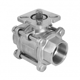 BAV-S316-3P-T-040 Клапан шаровой, нерж., G 1 1/2'' (40мм), 2/2