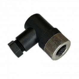 IL-ES14 Разъем угловой M12, 4pin, IP67, ввод PG7